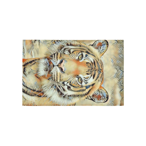 Animal ArtStudio -awesome Tiger Area Rug 5'x3'3''