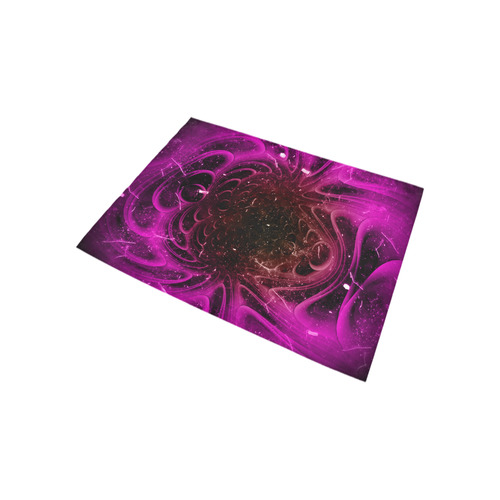 Abstract design in purple colors Area Rug 5'3''x4'