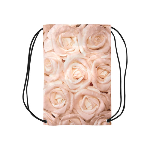 gorgeous roses H Small Drawstring Bag Model 1604 (Twin Sides) 11"(W) * 17.7"(H)