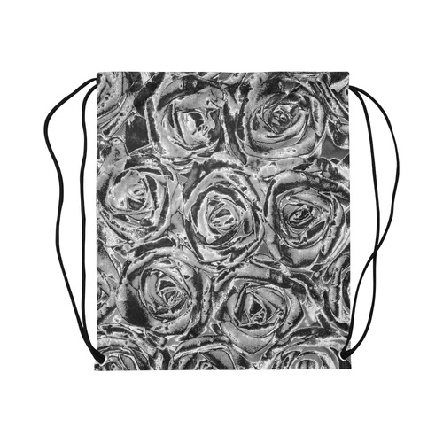 gorgeous roses P Large Drawstring Bag Model 1604 (Twin Sides)  16.5"(W) * 19.3"(H)