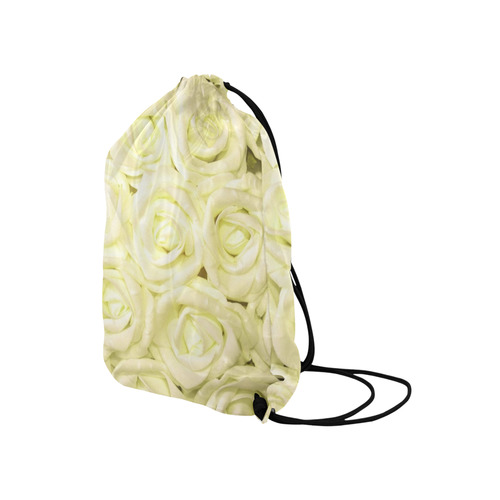gorgeous roses C Medium Drawstring Bag Model 1604 (Twin Sides) 13.8"(W) * 18.1"(H)