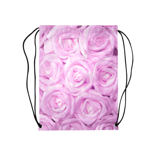gorgeous roses F Medium Drawstring Bag Model 1604 (Twin Sides) 13.8"(W) * 18.1"(H)