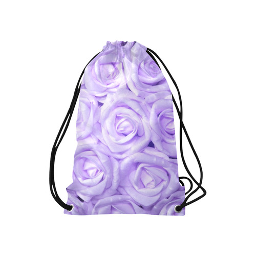 gorgeous roses E Small Drawstring Bag Model 1604 (Twin Sides) 11"(W) * 17.7"(H)