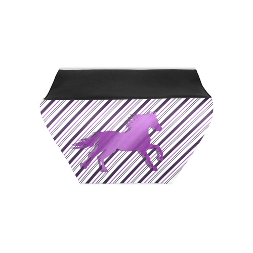 Running Horse on Stripes Clutch Bag (Model 1630)