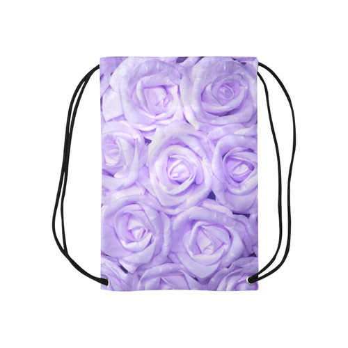 gorgeous roses E Small Drawstring Bag Model 1604 (Twin Sides) 11"(W) * 17.7"(H)
