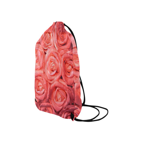 gorgeous roses I Small Drawstring Bag Model 1604 (Twin Sides) 11"(W) * 17.7"(H)