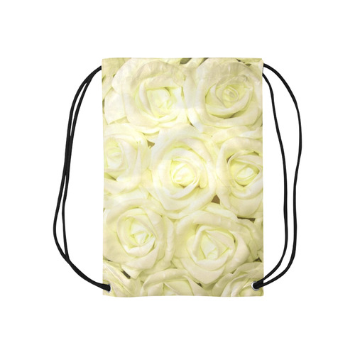 gorgeous roses C Small Drawstring Bag Model 1604 (Twin Sides) 11"(W) * 17.7"(H)