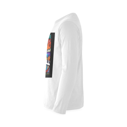 POSTER on FRONT/ Men's long Sleeve TSHIRT Sunny Men's T-shirt (long-sleeve) (Model T08)