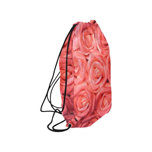 gorgeous roses I Small Drawstring Bag Model 1604 (Twin Sides) 11"(W) * 17.7"(H)