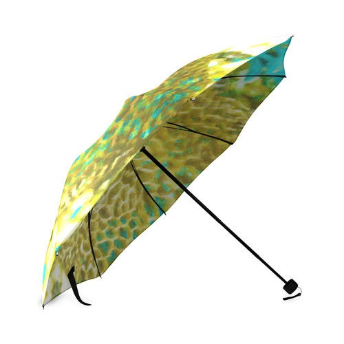Leopard Fish With Golden Eye Foldable Umbrella (Model U01)