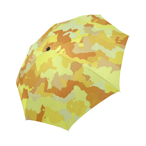 camouflage yellow Auto-Foldable Umbrella (Model U04)