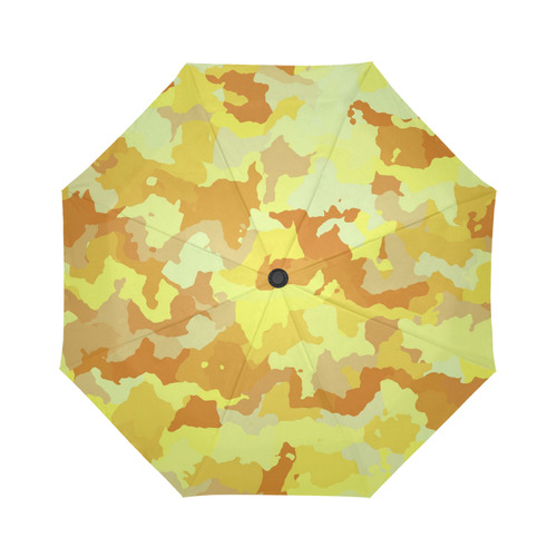 camouflage yellow Auto-Foldable Umbrella (Model U04)