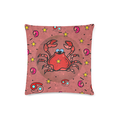 Star Sign Cancer/ Krebs Popart by Nico Bielow Custom Zippered Pillow Case 16"x16"(Twin Sides)