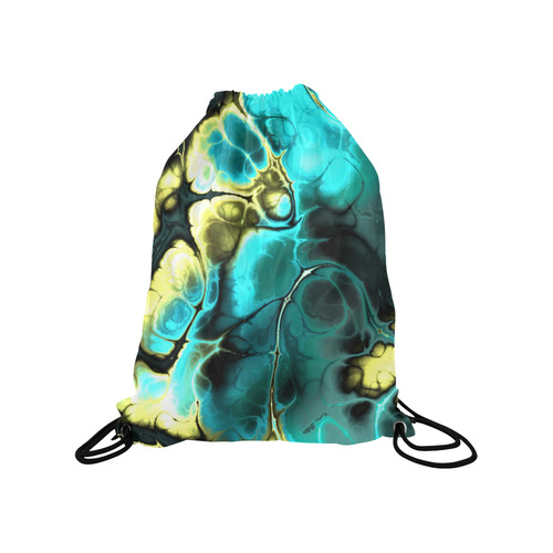 gorgeous Fractal 174 Medium Drawstring Bag Model 1604 (Twin Sides) 13.8"(W) * 18.1"(H)