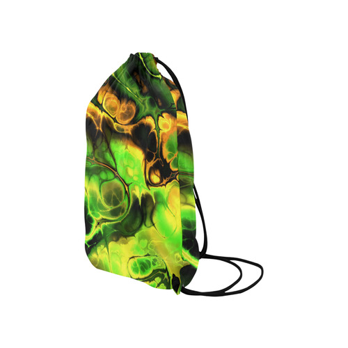 gorgeous Fractal 173 Small Drawstring Bag Model 1604 (Twin Sides) 11"(W) * 17.7"(H)