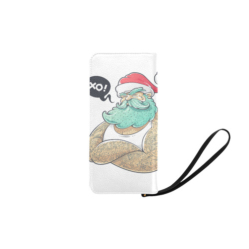 Hipster Santa Claus, Christmas Women's Clutch Purse (Model 1637)