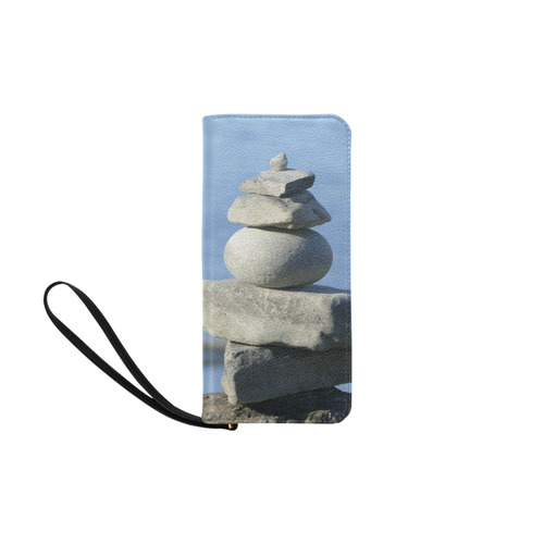 Tranquility - Stone on Stone photo Women's Clutch Purse (Model 1637)