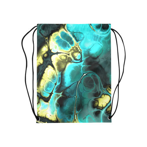 gorgeous Fractal 174 Medium Drawstring Bag Model 1604 (Twin Sides) 13.8"(W) * 18.1"(H)