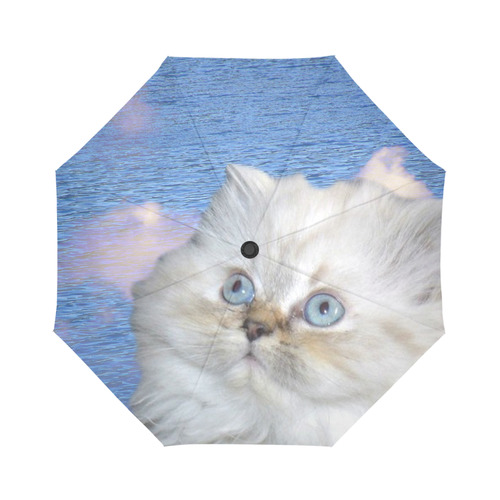 Cat and Water Auto-Foldable Umbrella (Model U04)