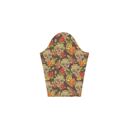 sugar skull 3/4 Sleeve Sundress (D23)