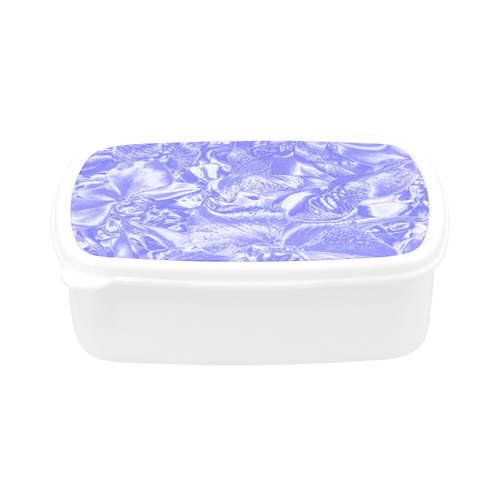 Shimmering floral damask, blue