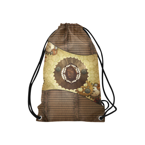 Steampunk, the noble design Small Drawstring Bag Model 1604 (Twin Sides) 11"(W) * 17.7"(H)