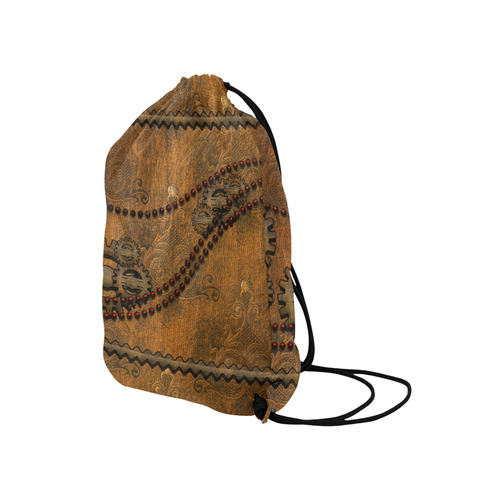 Noble steampunk Medium Drawstring Bag Model 1604 (Twin Sides) 13.8"(W) * 18.1"(H)