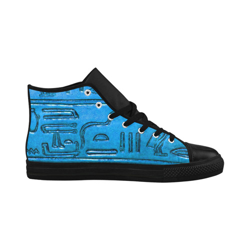 Hieroglyphs20161213_by_JAMColors Aquila High Top Microfiber Leather Women's Shoes/Large Size (Model 032)