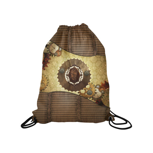 Steampunk, the noble design Medium Drawstring Bag Model 1604 (Twin Sides) 13.8"(W) * 18.1"(H)