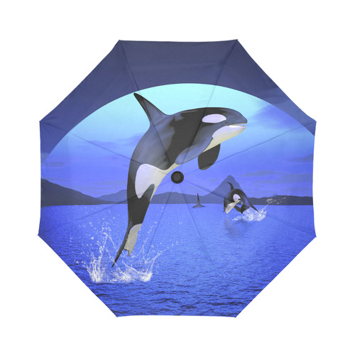 A Orca Whale Enjoy The Freedom Auto-Foldable Umbrella (Model U04)