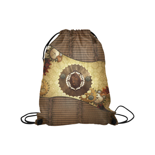 Steampunk, the noble design Medium Drawstring Bag Model 1604 (Twin Sides) 13.8"(W) * 18.1"(H)