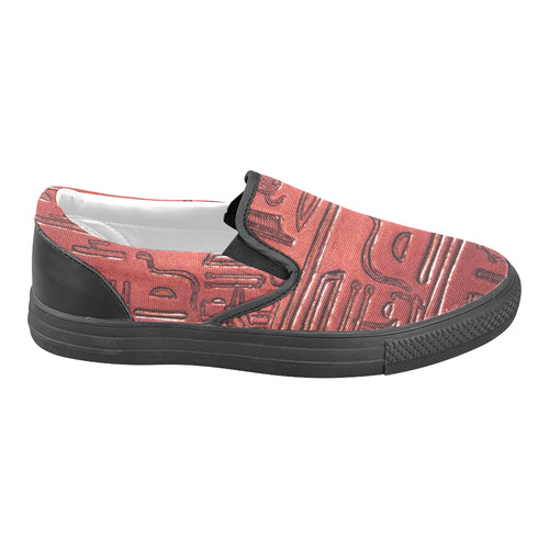 Hieroglyphs20161225_by_JAMColors Slip-on Canvas Shoes for Men/Large Size (Model 019)