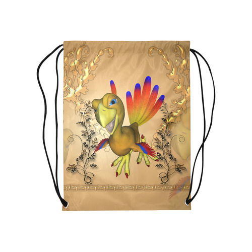 funny toon phoenix Medium Drawstring Bag Model 1604 (Twin Sides) 13.8"(W) * 18.1"(H)