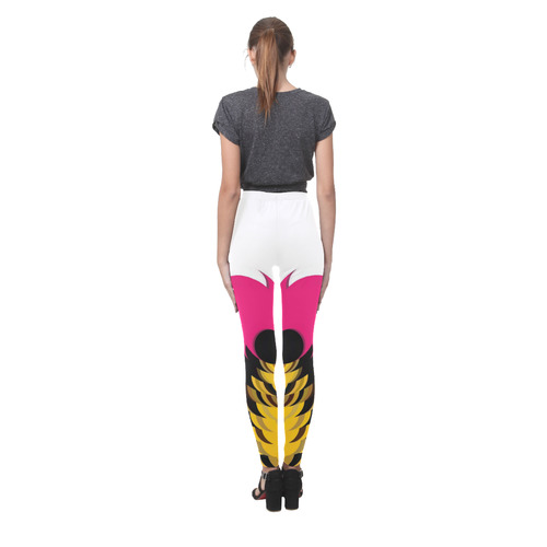 Pink Pattern by Artdream Cassandra Women's Leggings (Model L01)