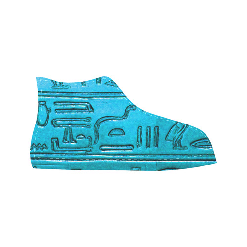 Hieroglyphs20161214_by_JAMColors Aquila High Top Microfiber Leather Women's Shoes/Large Size (Model 032)