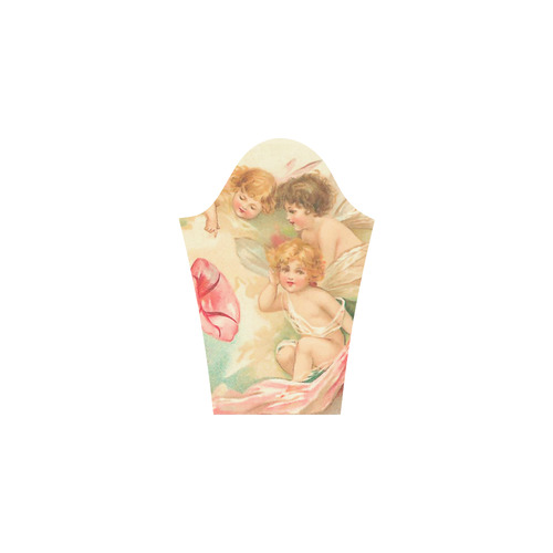 Vintage valentine cupid angel hear love songs Bateau A-Line Skirt (D21)