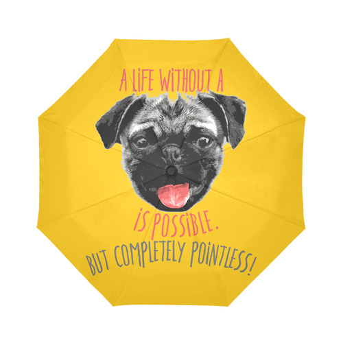 A life without a PUG / carlin is possible but … Auto-Foldable Umbrella (Model U04)