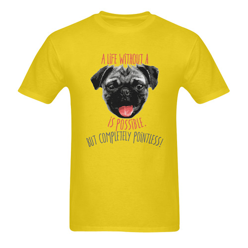 A life without a PUG / carlin is possible but … Sunny Men's T- shirt (Model T06)