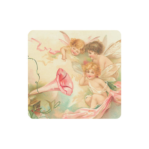 Vintage valentine cupid angel hear love songs Women's Clutch Purse (Model 1637)