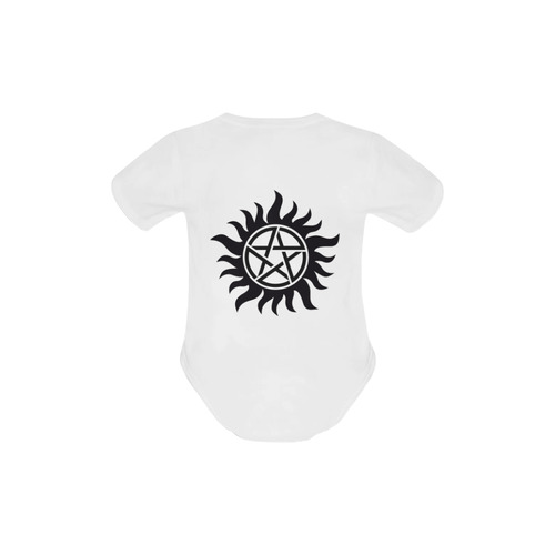 Supernatural Baby Powder Organic Short Sleeve One Piece (Model T28)