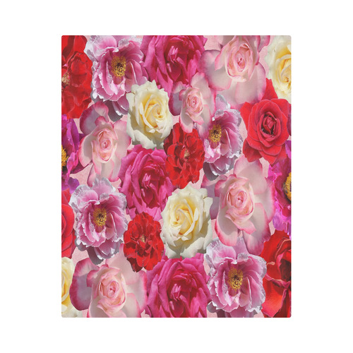 Bed Of Roses Duvet Cover 86"x70" ( All-over-print)
