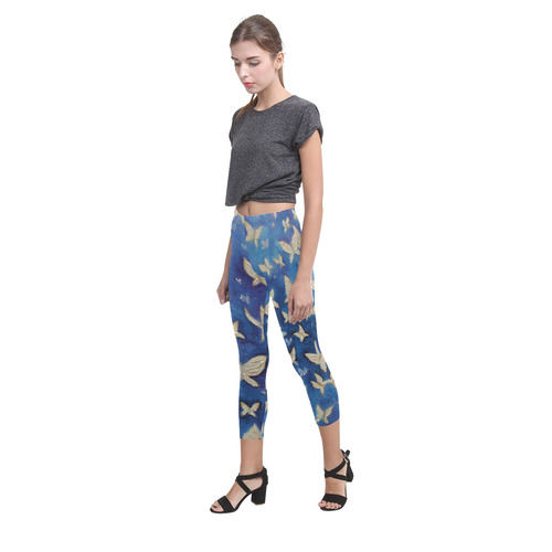 art butterflies Capri Legging (Model L02)