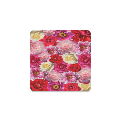 Bed Of Roses Square Coaster