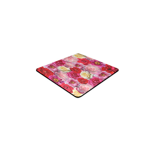 Bed Of Roses Square Coaster