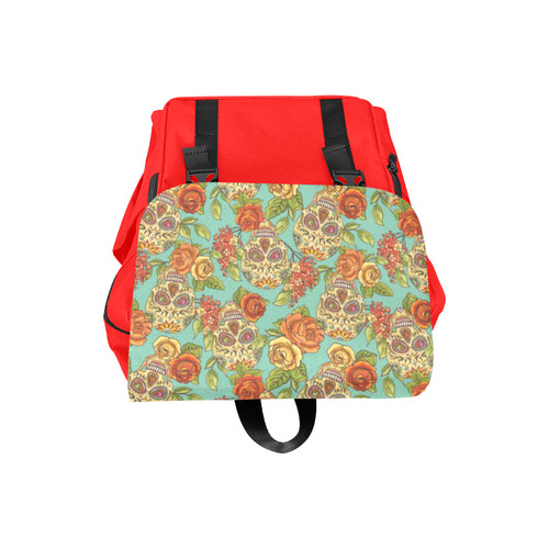 sugar skull pattern Casual Shoulders Backpack (Model 1623)