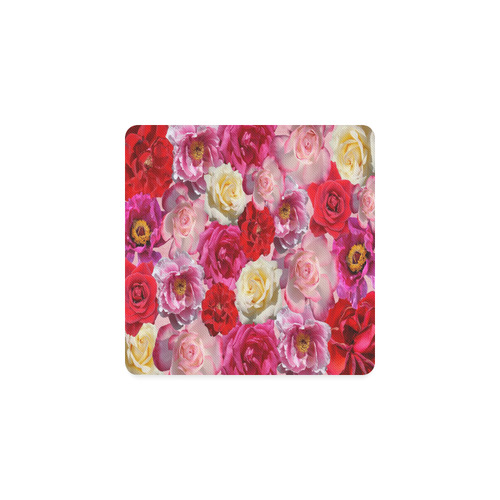 Bed Of Roses Square Coaster