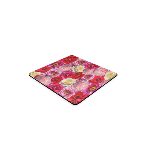Bed Of Roses Square Coaster