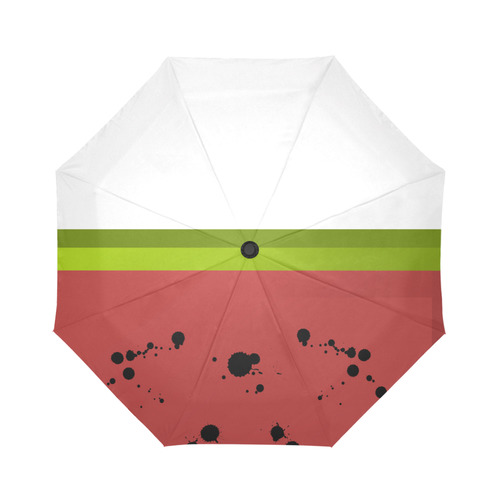 Abstract Watermelon Auto-Foldable Umbrella (Model U04)