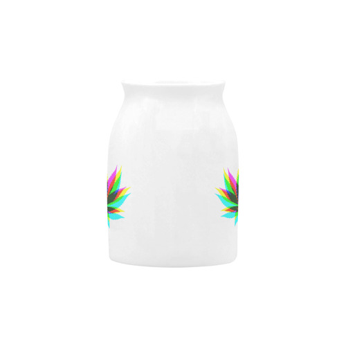 Wild Hemp Leaves - neon colored Milk Cup (Small) 300ml