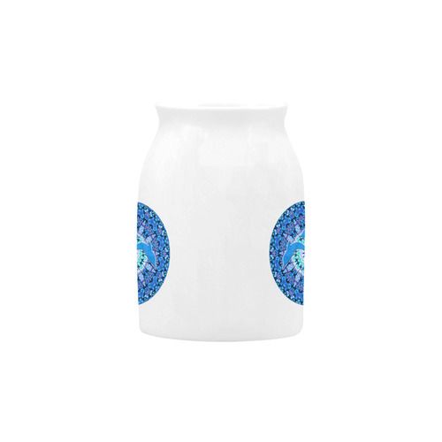 Mandala Magic Blue JUMPING DOLPHINS Milk Cup (Small) 300ml